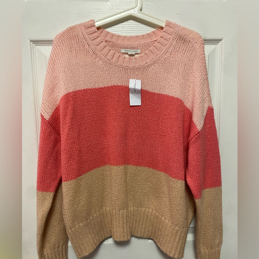Color block sweater